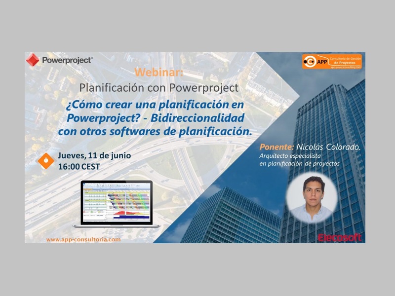 In this webinar we will see how Powerproject, a planning tool, allows us to carry out the process of the project planning process in a simple and successful way.