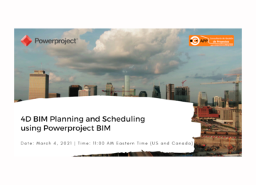 4D BIM Planning and Scheduling using Powerproject BIM – Free Webinar