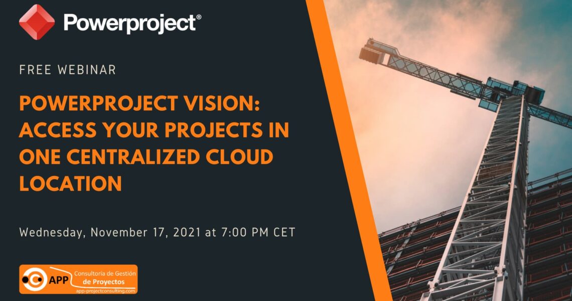 Powerproject Vision: Access your projects in one centralized cloud location