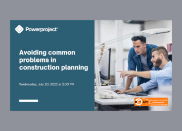 Avoiding common problems in construction planning